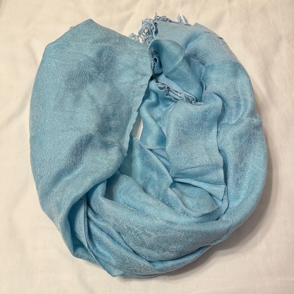 Light Blue Women's Scarf - Soft Lightweight Accessory